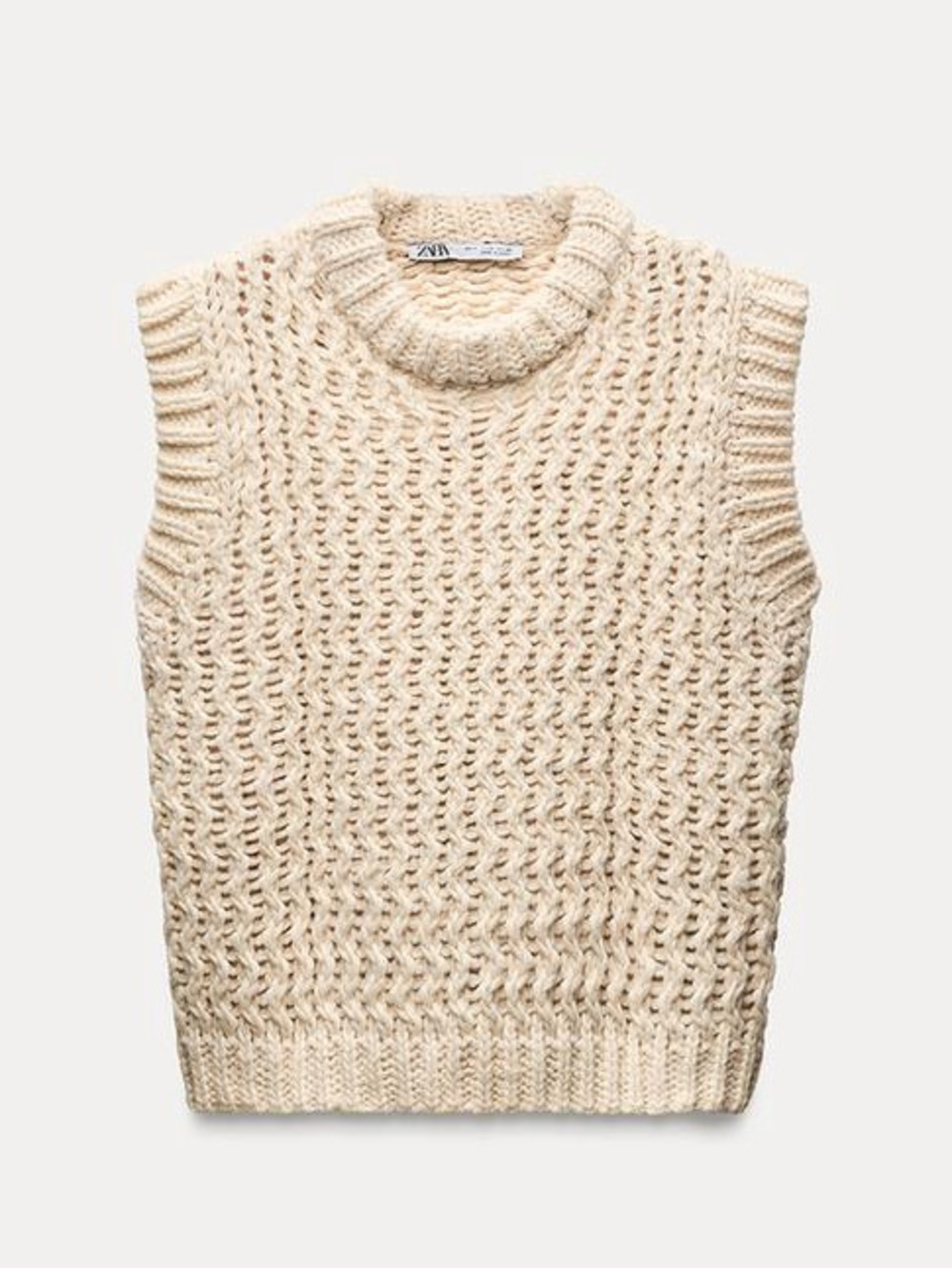 ZARA Knit Sweater Vest Size Small NWT